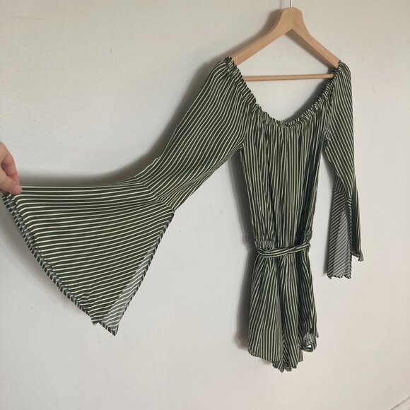 One piece Romper - green stripe - Silence + Noise size XS - Picture 7 of 15